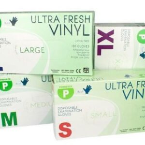 Ultra Fresh Clear Vinyl Disposable Gloves (Box of 100)
