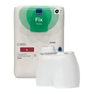 ABENA Fix Pants Super Stretch Briefs Large (90–130cm) Brown | Washable Fixation Underwear