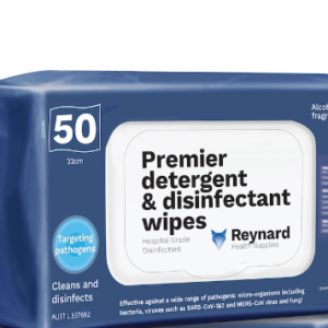 Reynard Premier Detergent & Disinfectant Wipes (50 Wipes)