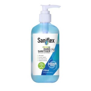 Saniflex Hand Sanitiser 75% Alcohol Ocean Scent (250 mL)